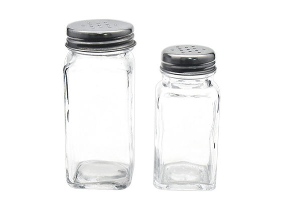 Cor clara de aço inoxidável Eco do produto comestível de Shaker Lid Empty Glass Jars - amigável