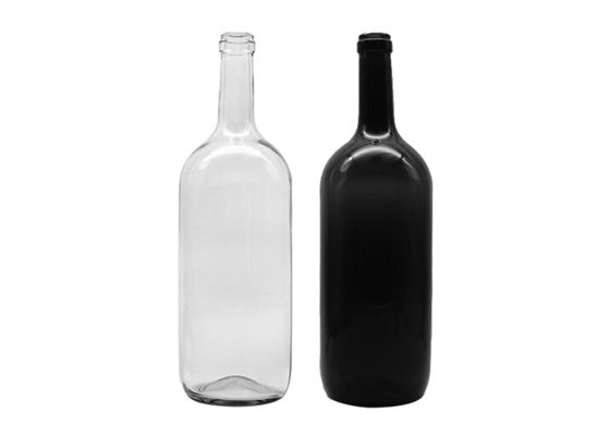 garrafas de vidro da vodca das garrafas de vinho do vidro 750ml geado com o ODM do OEM do tampão de parafuso
