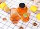 250ml-750ml o vidro Honey Jars With Lids, vidro do hexágono range a cor clara