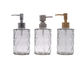 Ensaboe a garrafa vazia do Sanitizer da mão dos frascos 500ml do vidro com bomba de aço inoxidável