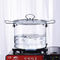 Potenciômetro alto transparente feito-à-medida da sopa do vidro de Borosilicate