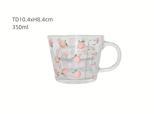 350Ml Capacity Clear Glass Tumbler Water Cup Daily Use