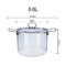 potenciômetro transparente da sopa do vidro de Borosilicate de 2.3L 3.5L