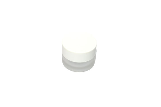 Frascos cosméticos de vidro congelado de 5 ml com tampa de parafuso