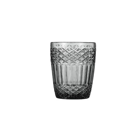 Hoshine Joy 300 ml Copo de Vidro de Coração Cinzento