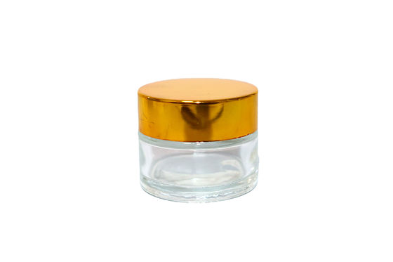 10 ml tampa de parafuso frascos de vidro redondos cosméticos