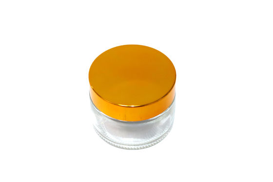 20 ml Capacidade Elegante Vidro Cosméticos Jarros Torro Cap Durável
