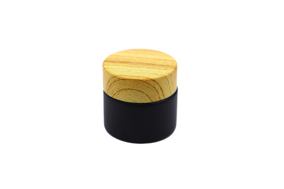Frasco de creme cosmético de vidro transparente com tampa de parafuso para embalagens para cuidados da pele de 10 ml