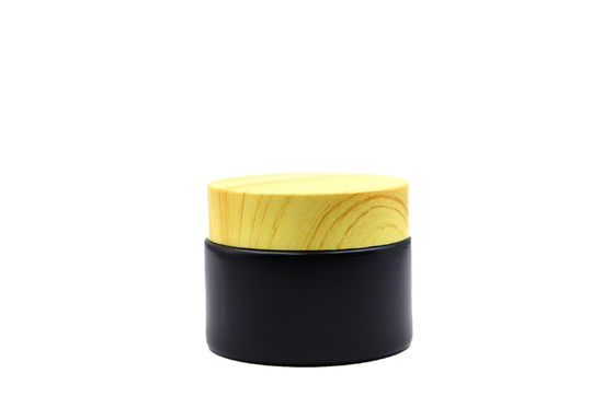 30 ml frasco de vidro de vidro transparente para cuidados de pele de luxo