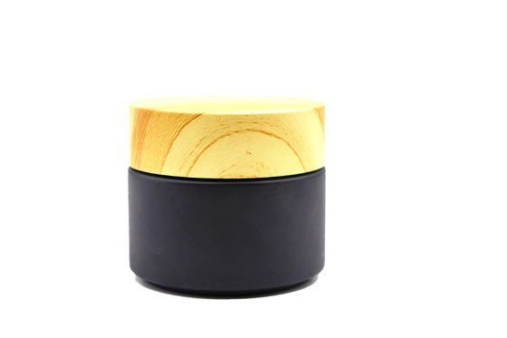 100 ml de frascos de vidro transparente cosméticos com tampa de parafuso, fácil de usar